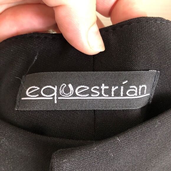 Equestrian brand black wide leg pants medium - Picture 6 of 7